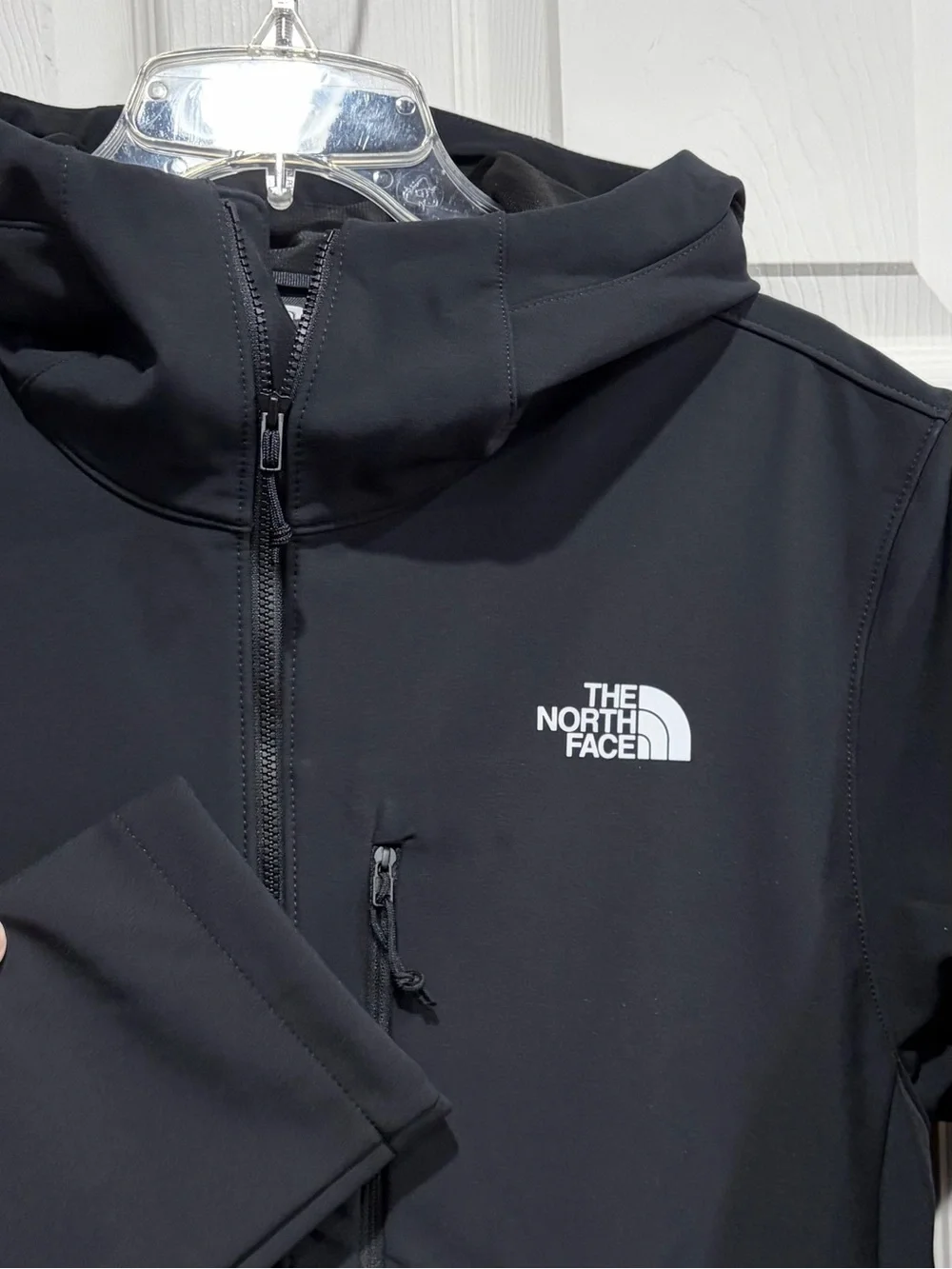 The North Face Men’s Large Apex Bionic 3 Hoodie Black NWT Soft Shell Hood Jacket